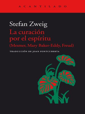 cover image of La curación por el espíritu